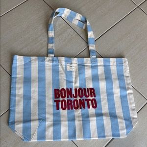 Sézane striped tote